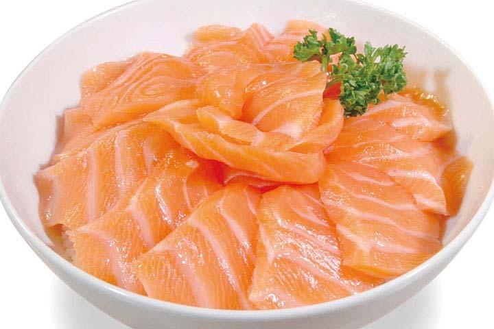 Chirashi Salmon 10 pieces - Crazy Fish