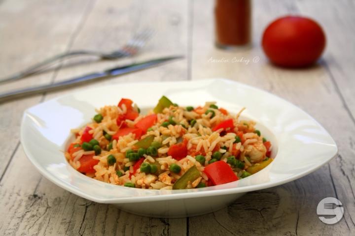 Riz avec aux légumes - Crazy Fish