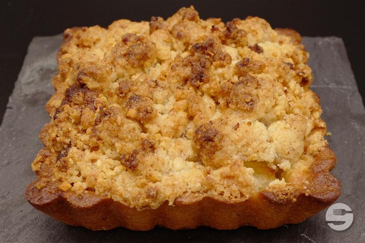 Crumble aux poires, amandes et citron du Zoo - Zooburger