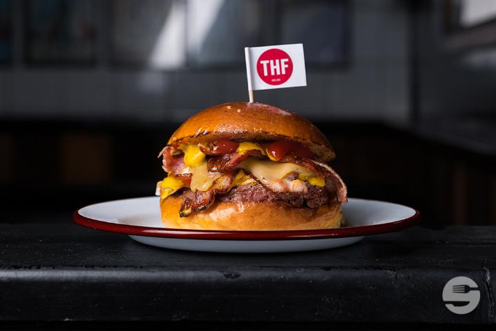 Half Bacon Cheese Burger - The Hamburger Foundation - THF (Plainpalais)