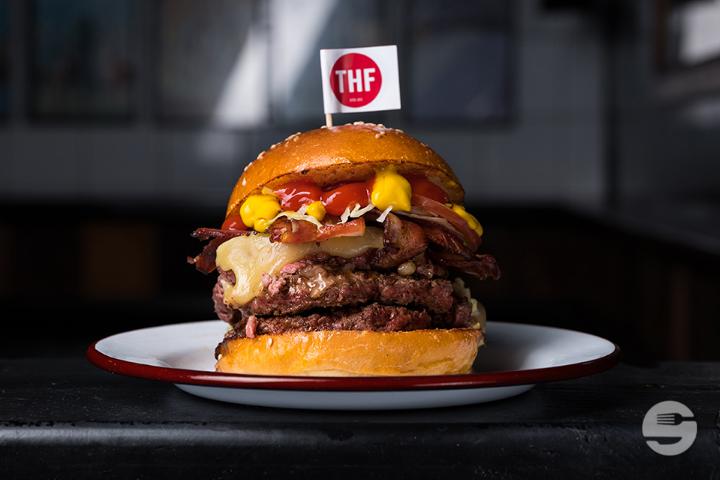 Bastard Bacon Cheese Burger - The Hamburger Foundation - THF (Plainpalais)