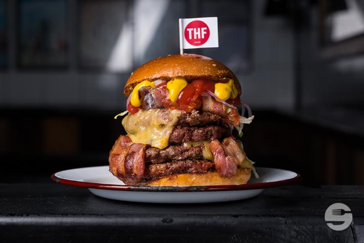 Double Bacon Cheese Burger - The Hamburger Foundation - THF (Plainpalais)
