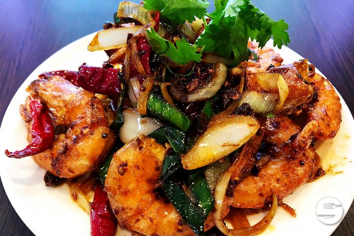 14. Spicy big shrimps - Boky