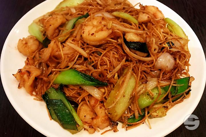575. Fried noodles with shrimp - Boky