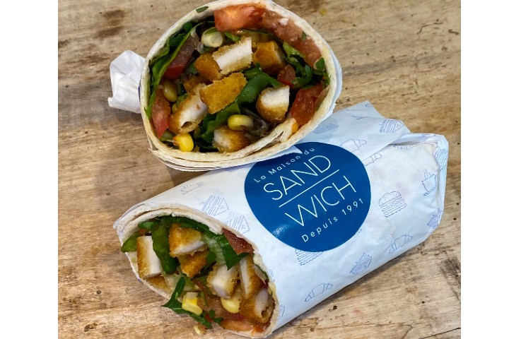 Wrap Breaded Chicken - La Maison du Sandwich