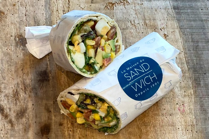 Wrap Avocado Egg - La Maison du Sandwich