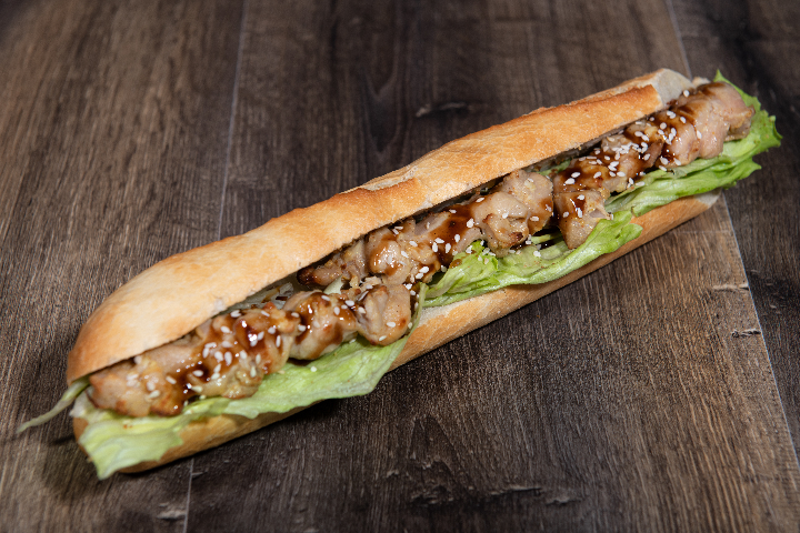 Chicken Yakitori Sandwich - La Maison du Sandwich