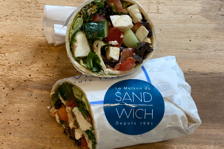 Wrap Grec - La Maison du Petit-Dej