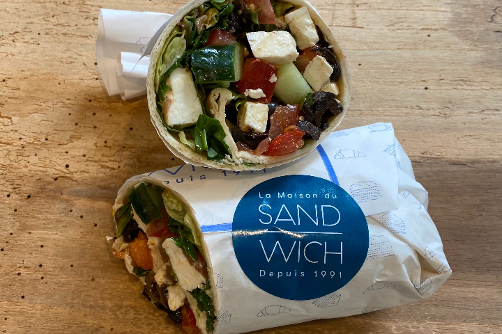 Wrap Grec - La Maison du Petit-Dej