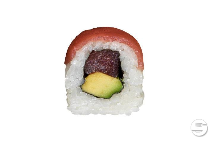 Rainbow Roll Tuna 2 Stk. - Negishi Sushi Bar