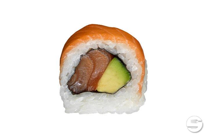 Rainbow Roll Lachs 2 Stk. - Negishi Sushi Bar