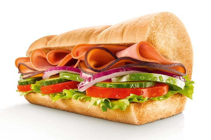 Sandwich Turkey and Ham 30cm - Subway