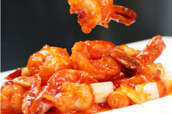 C12. Sweet and Sour Shrimps - La Table des Nations