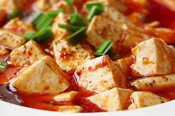 C20. Sautéed Soja with Mapo Tofu - La Table des Nations