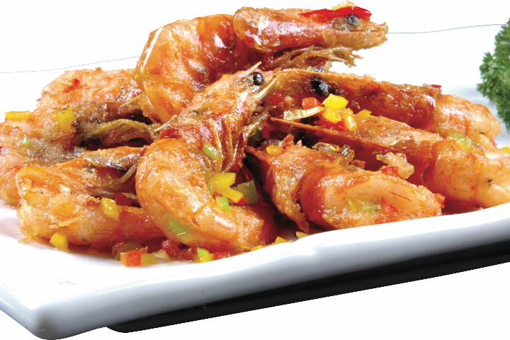 R11. Pan-Fried Prawns with Salt and Pepper - La Table des Nations