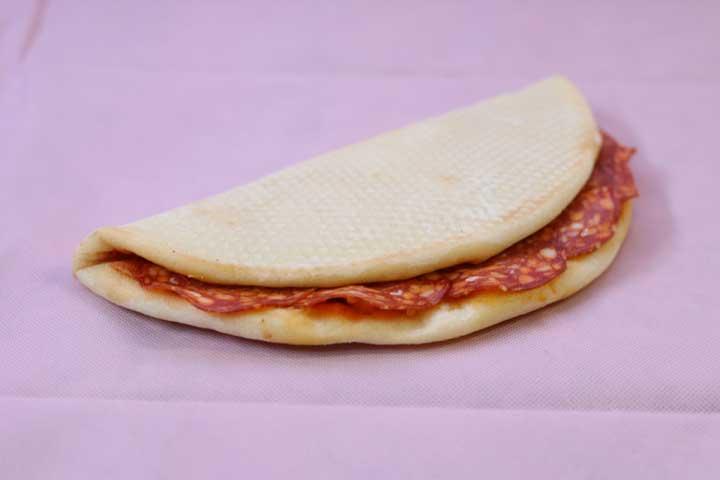 Chorizo Salami Piadina - Happy Beck