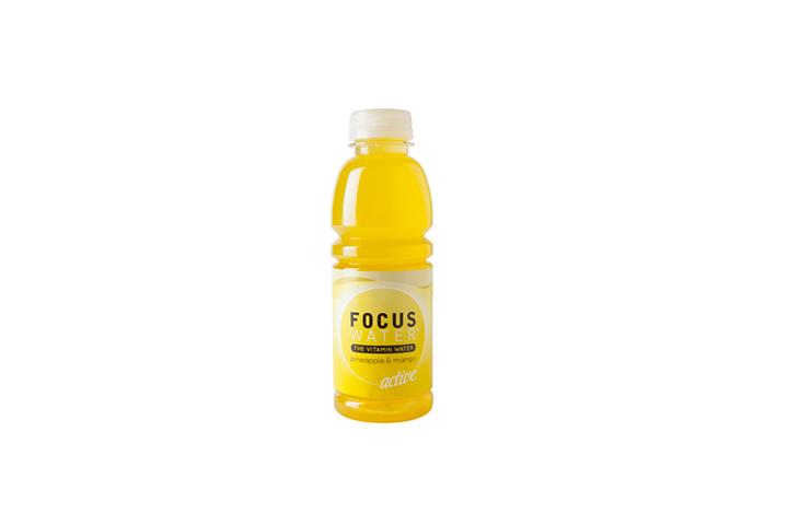 Focus Water Gelb Pet 0.5l - Happy Beck