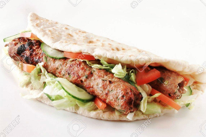 Tandoori seekh Kebab Roll - Royal India