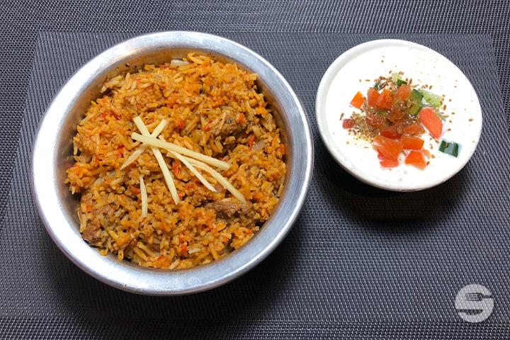 144. Hyderabadi Gosht Biryani - Vulkan