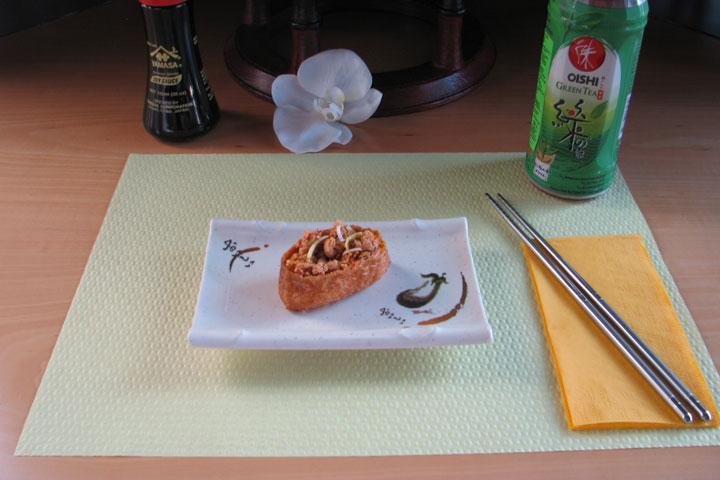 78. Inari with cooked tuna - O-i-Shi