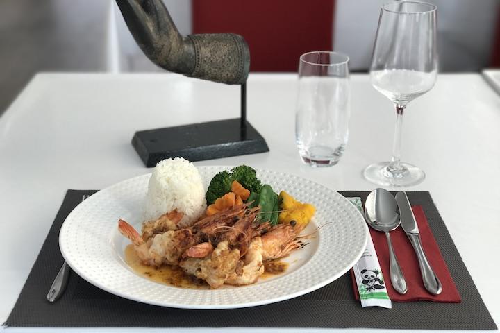 Crevettes Géantes Grillées à l'Ail et au Poivre - Kruathai