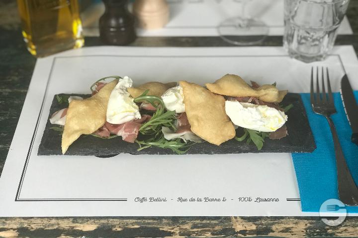 Gnocco fritto, prosciutto, stracciatella - Caffè Bellini - Lunch *