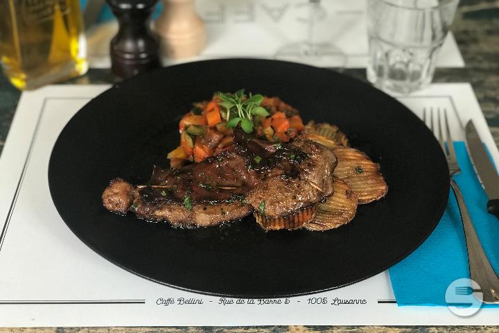 Saltimbocca alla romana, camponata - Caffè Bellini - Lunch *