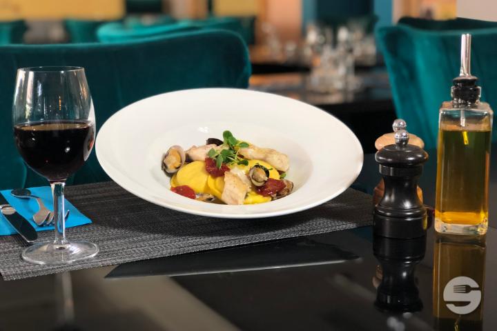 Ravioli farcis au loup de mer - Caffè Bellini