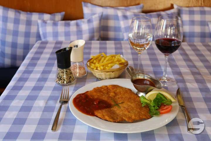 149. Kalbsschnitzel Diabolo Beelzebub - Schnitzelhuus