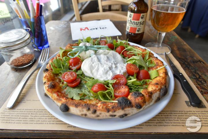 Pizza Burrata - Chez Mario - Autentico 1958