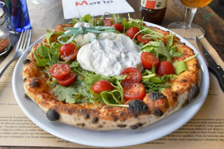 Pizza Burrata - Chez Mario - Autentico 1958
