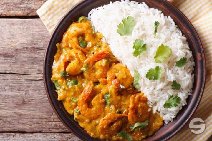 Crevetten Curry - Namaste India