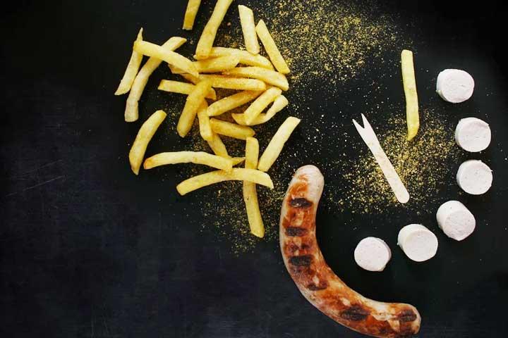 Schweinsbratwurst (inkl. 1 Stück Brot) - Wurst & Moritz