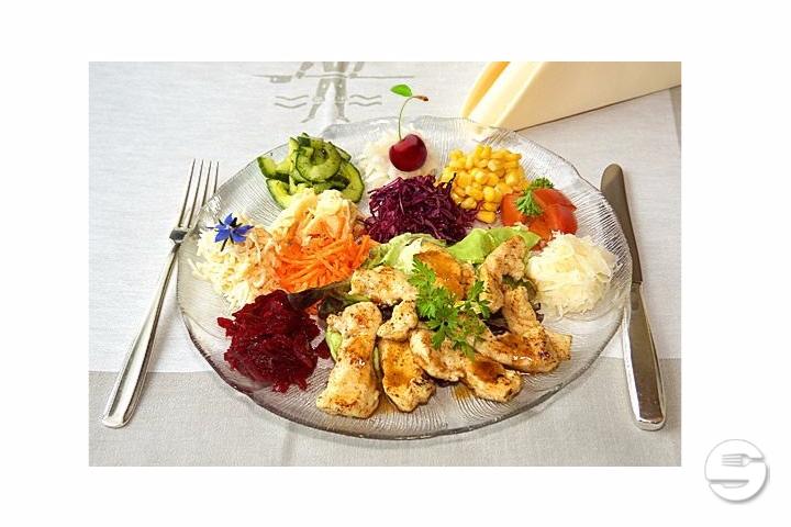 Fitnessteller Poulet - Farbhof Restaurant