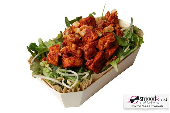 Chicken salad "Satay" - Mango Deck (Bourg de Four)