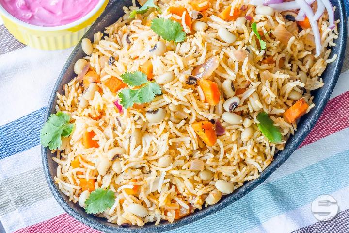 Fried Rice with Vegetables - Queen Idia