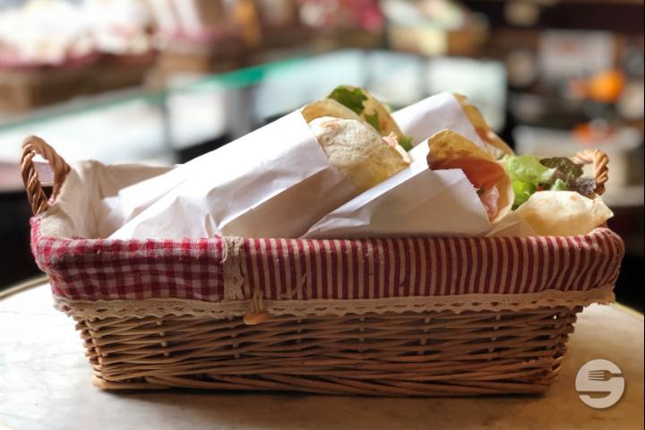 Cooked ham piadina - Confiserie de l'Etoile Blanche