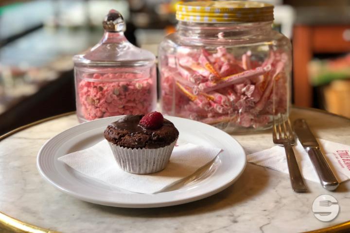 Muffin Chocolat au Framboise - Confiserie de l'Etoile Blanche