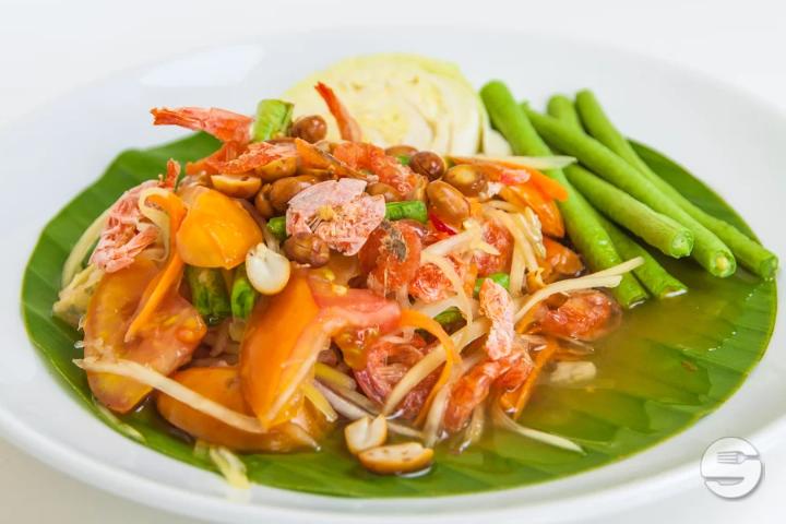9. Grüner Papaya-Salat / Som Tam Thai - Moreeda *