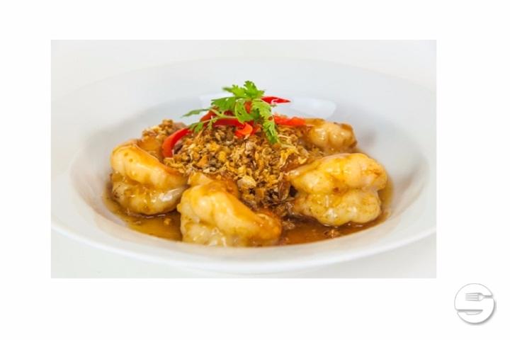 37. Luftig und knusprig panierte Crevetten mit Knoblauch - Moreeda *