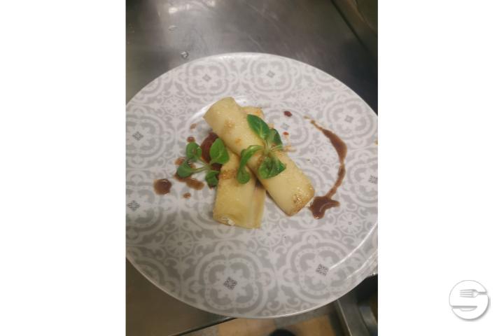 Cannelloni chèvre frais et menthe - Le Jardin de Pinchat