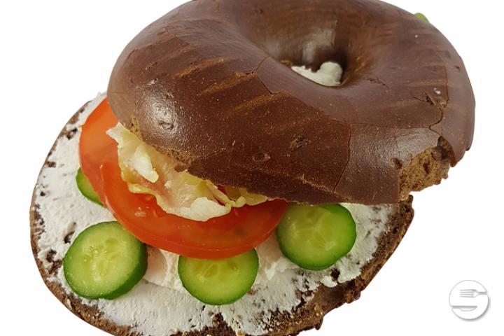 Cream cheese dill garlik Bagel - Babi's Bagel