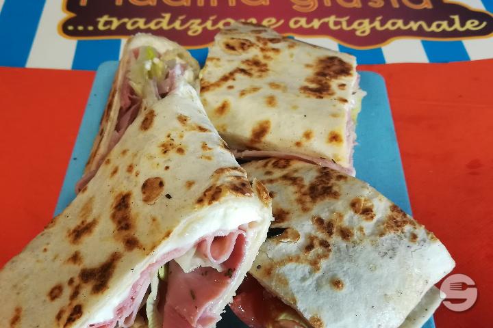 Piadina cotto e zucchine - Piadina Giusta