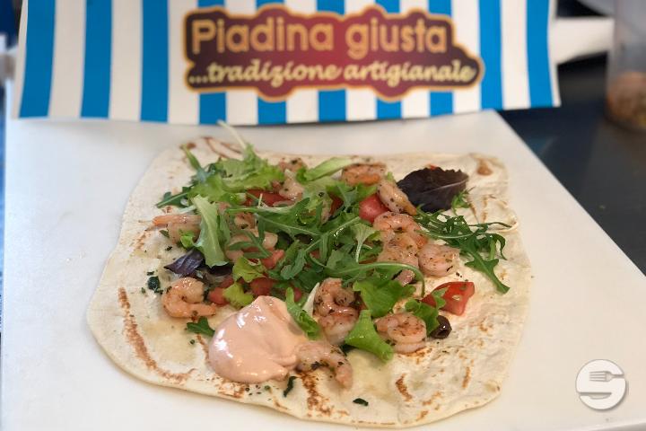Piadina Gamberetti Zucchine - Piadina Giusta