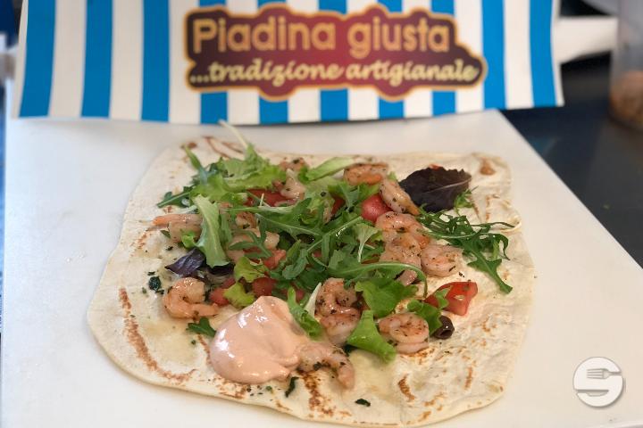 Piadina Crudo Gamberetti - Piadina Giusta