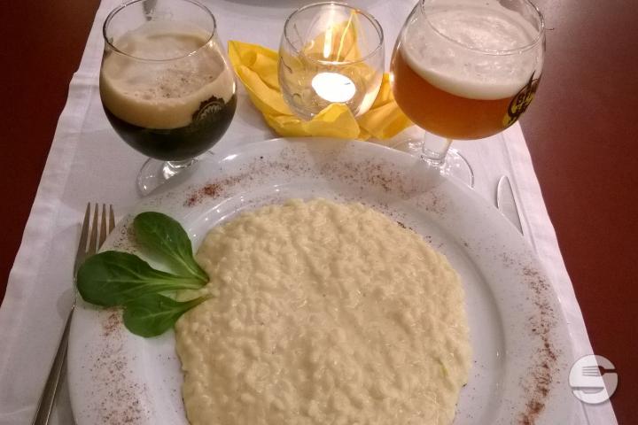 Risotto alla birra artigianale - Alla Foce