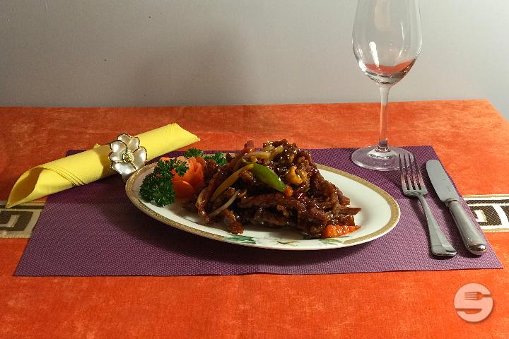 113. Pork Slices Sichuan Style - Hong Yan