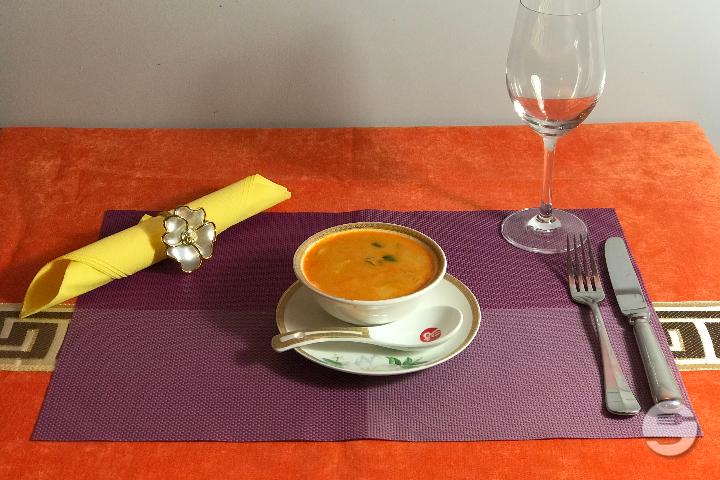 3. Crab and Asparagus Soup - Hong Yan