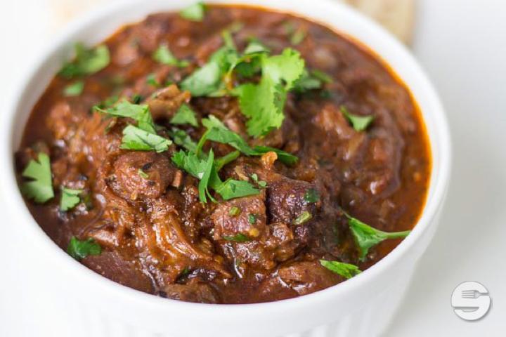 Boeuf vindaloo curry - Kashmir