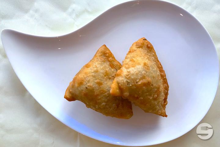 23 Chicken filled Samosa (2 pieces) - Delhi House